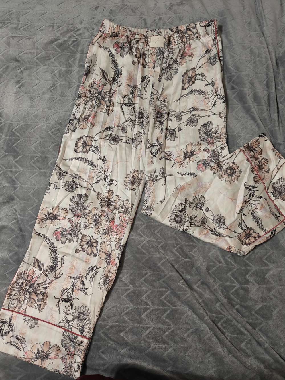 Victoria's Secret Floral Wide-Leg Lounge Pants Size M